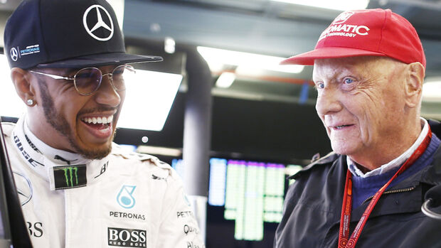 Lewis Hamilton & Niki Lauda 2016