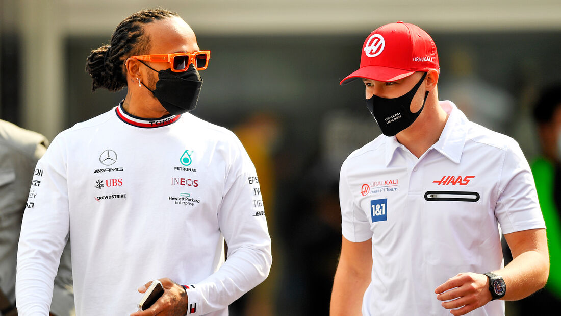 Lewis Hamilton & Nikita Mazepin - Formel 1 - GP Mexiko - 4. November 2021