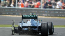Lewis Hamilton - Reifenschaden GP England 2013