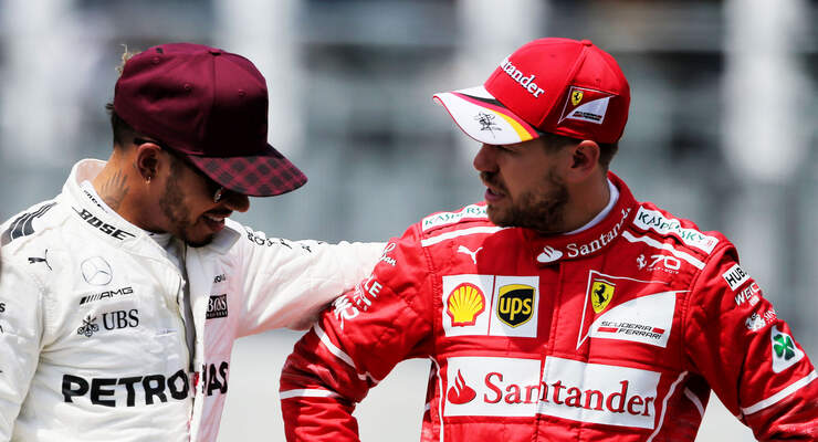 Lewis Hamilton - Sebastian Vettel - Formel 1