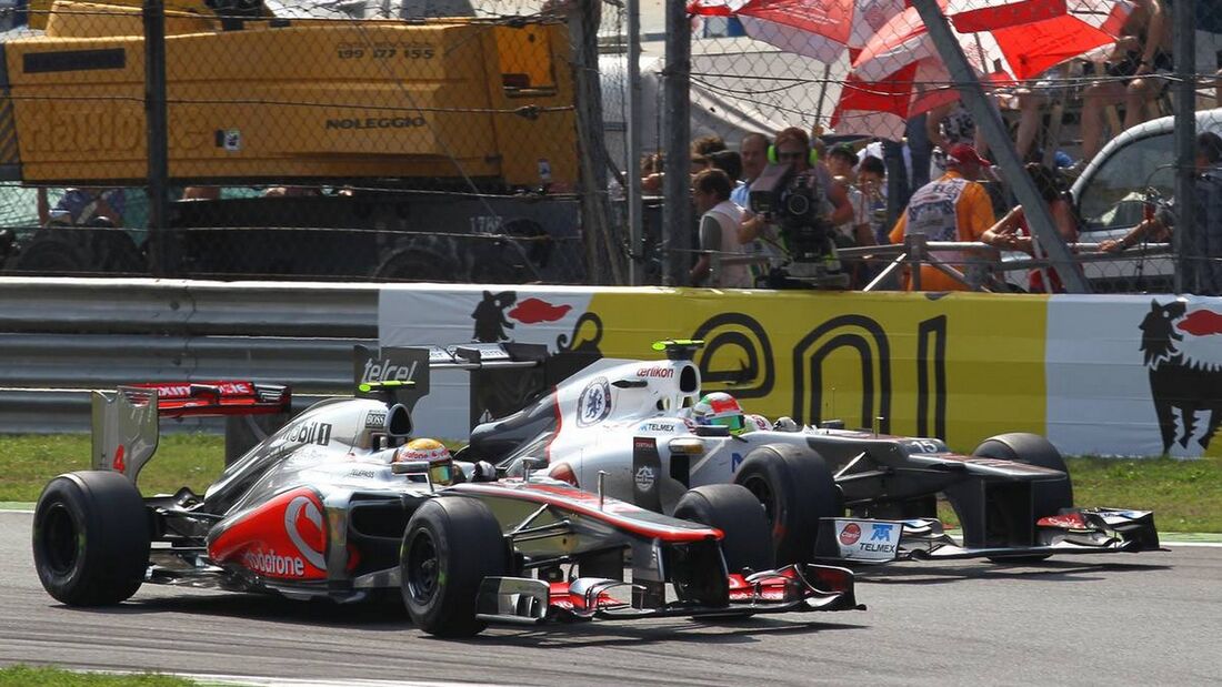 Lewis Hamilton Sergio Perez - Formel 1 - GP Italien - 09. September 2012