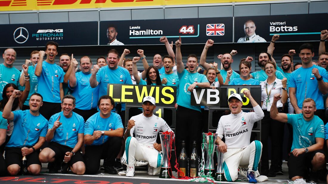 Lewis Hamilton - Valtteri Bottas - Mercedes - Formel 1 - GP Italien - 02. September 2018