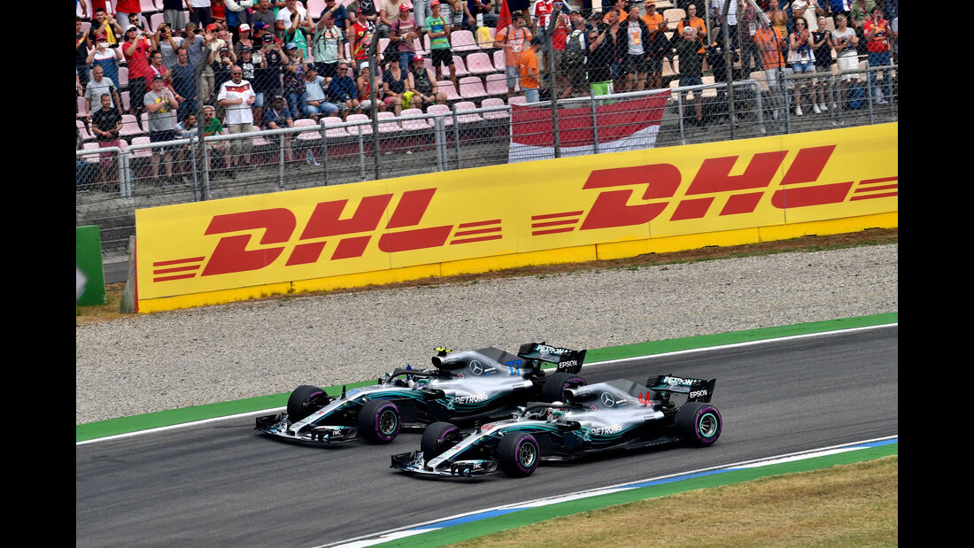 Lewis Hamilton - Valtteri Bottas - Mercedes - GP Deutschland 2018 - Rennen