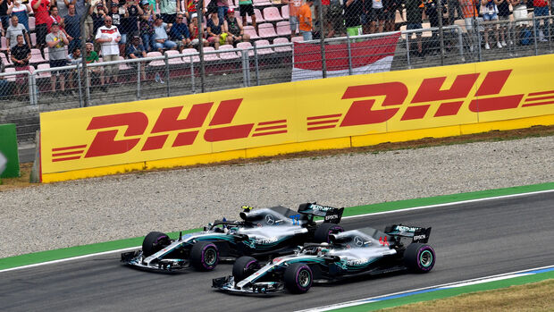 Lewis Hamilton - Valtteri Bottas - Mercedes - GP Deutschland 2018 - Rennen