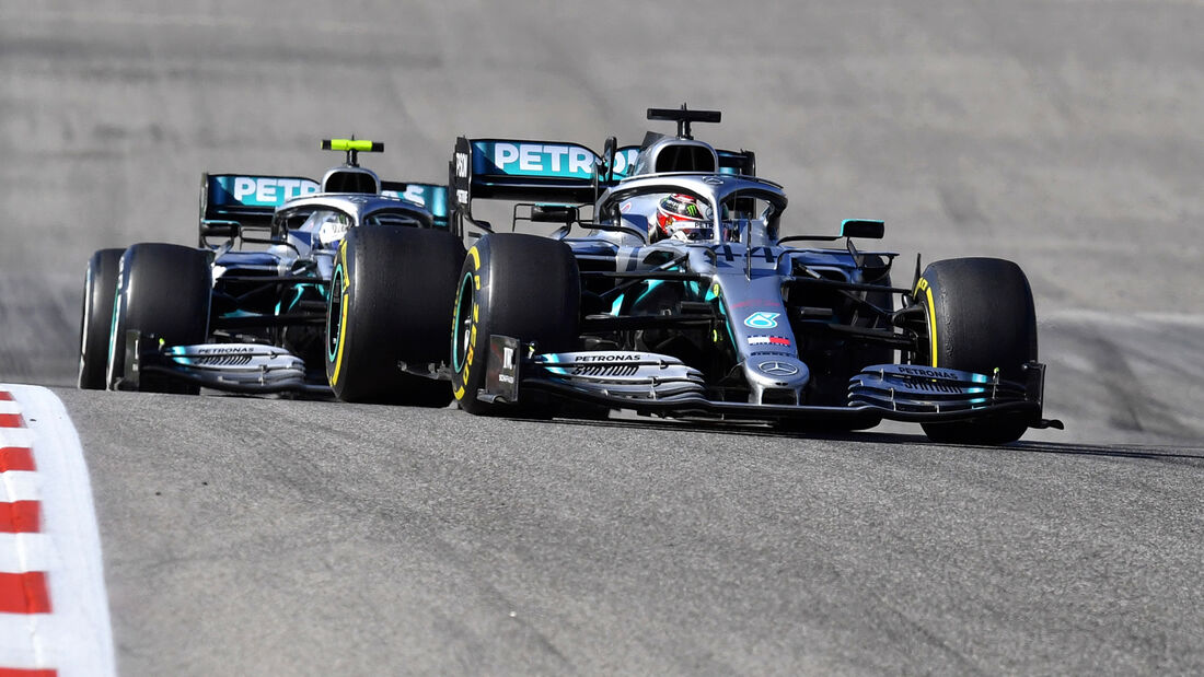 Lewis Hamilton - Valtteri Bottas - Mercedes - GP USA 2019 - Austin - Rennen