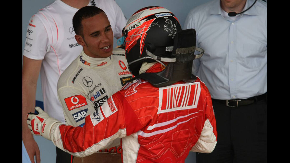 Lewis Hamilton und Kimi Räikkönen2007