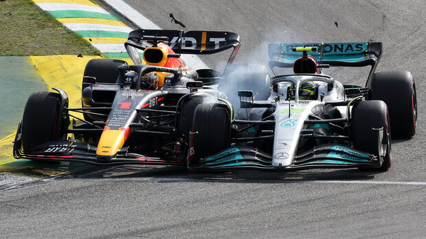 Lewis Hamilton vs. Max Verstappen - GP Brasilien 2022