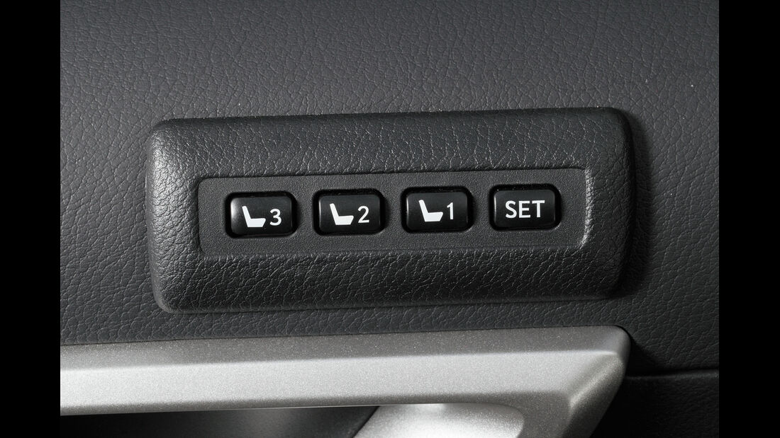 Lexus CT 200h Hybrid Drive, Sitzeinstellung