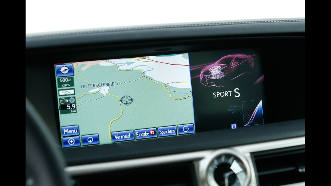 Lexus GS 450h, Bildschirm