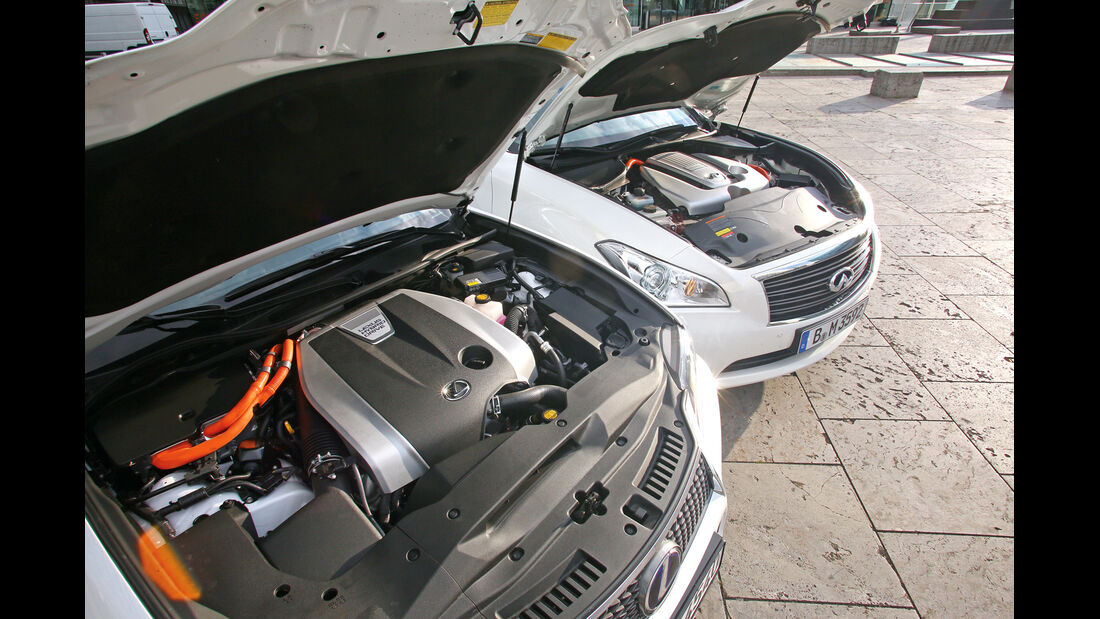 Lexus GS 450h F-Sport, Infiniti M35h GT Premium, Motor