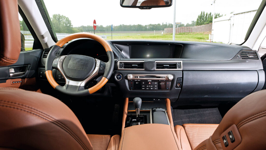 Lexus GS Hybrid, Cockpit, Innenraum, Lenkrad