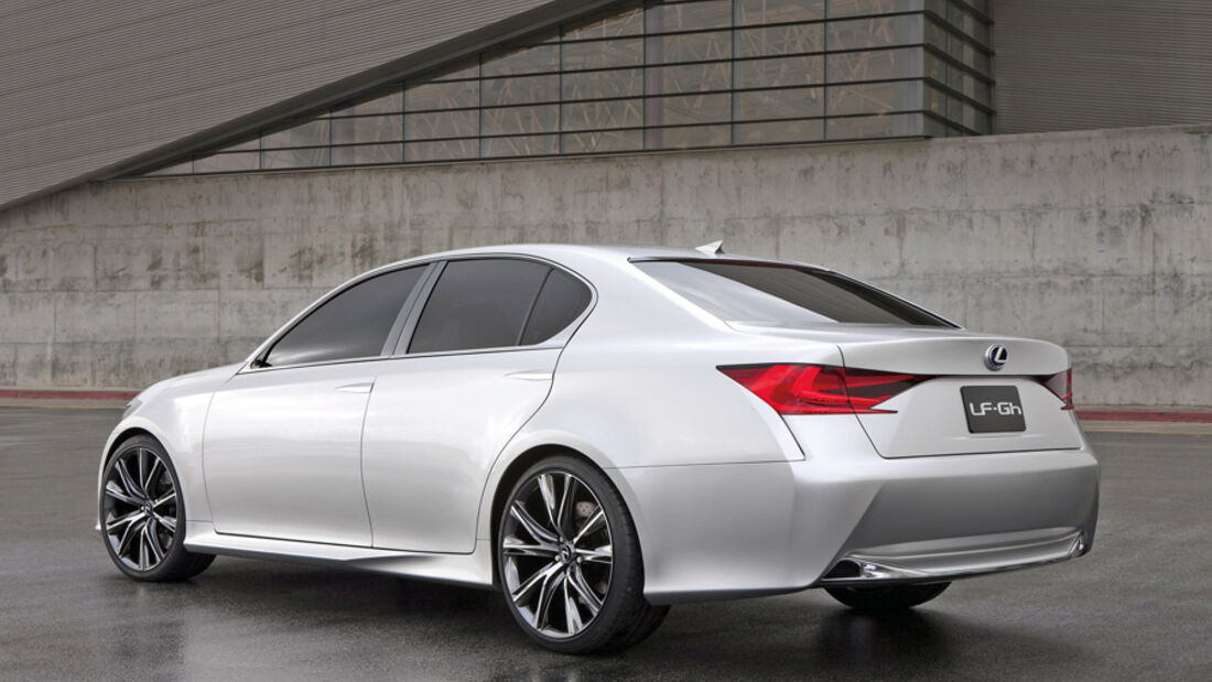 Lexus GS Hybrid, Seitenansicht, Bremslicht, Seite