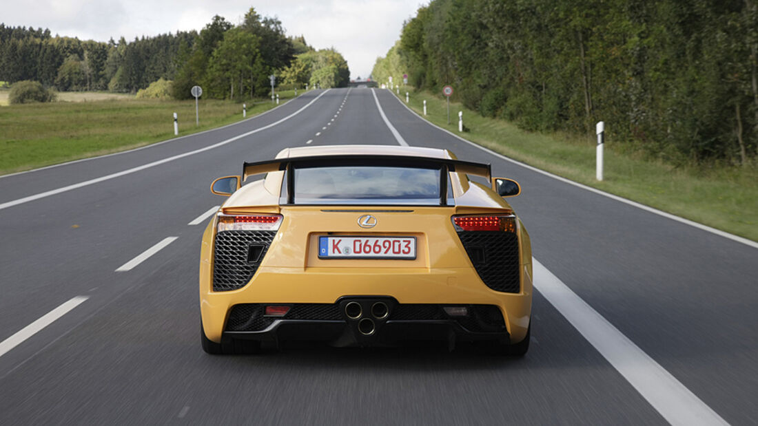 Lexus LFA Nürburgring-Paket, Heck