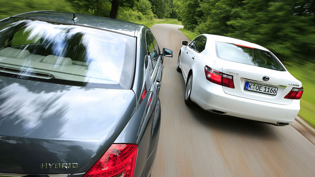 Lexus LS 600h, Mercedes Benz S 400 Hybrid