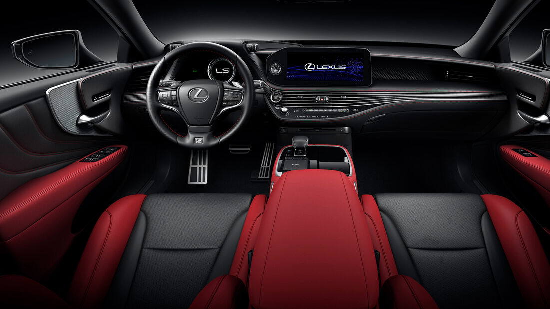 Lexus LS mit F Sport Facelift 2021 Modelljahr