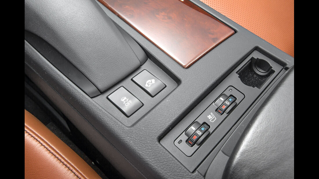 Lexus RX 450h, Bedienelemente