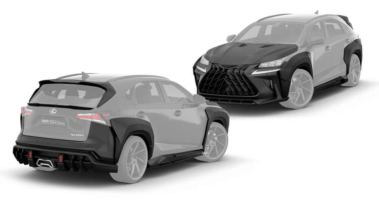 So Geht Riesen Niere Bmw Bodykit Fur Lexus Nx Und Rx Auto Motor Und Sport