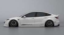 Liberty Walk Tesla Model 3 Facelift Project Highland