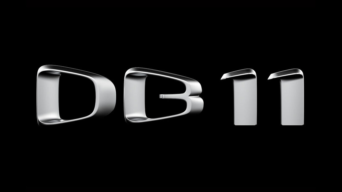 Logo Schriftzug Aston Martin DB11