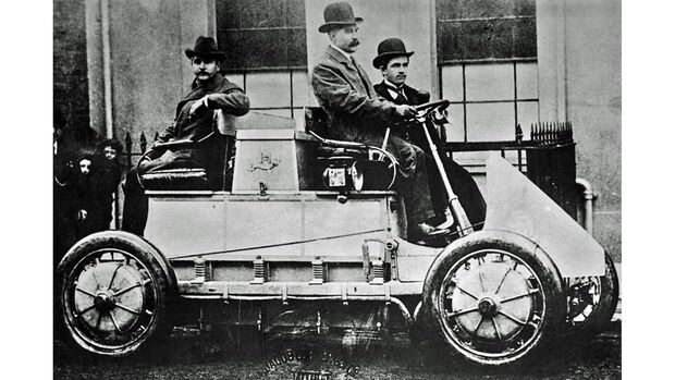 Lohner-Porsche Elektroauto Allradantrieb 1902