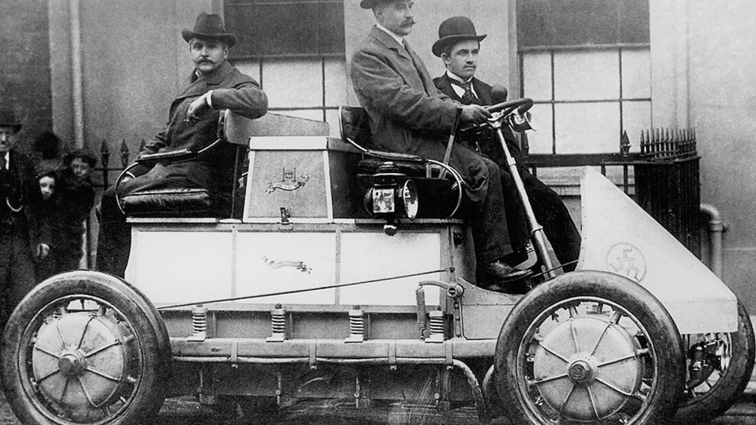 Lohner-Porsche aus dem Jahre 1901 - Erstes Elektroauto mit Allradantrieb