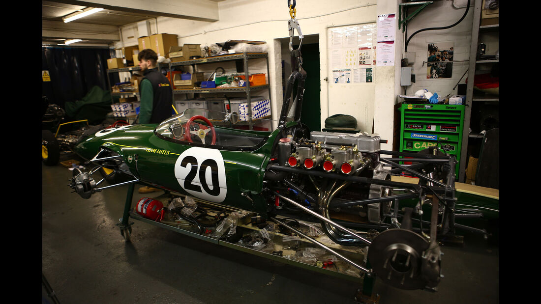 Lotus 20 - Classic Team Lotus - Lotus Workshop - Werkstatt - Hethel - England 