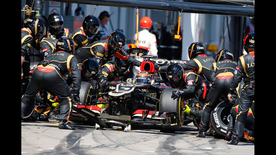 Lotus - Boxenstopp - Formel 1 2013