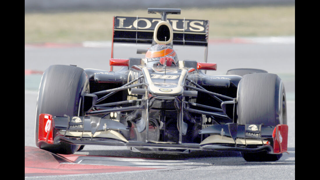 Lotus E20 Test Formel 1 2012