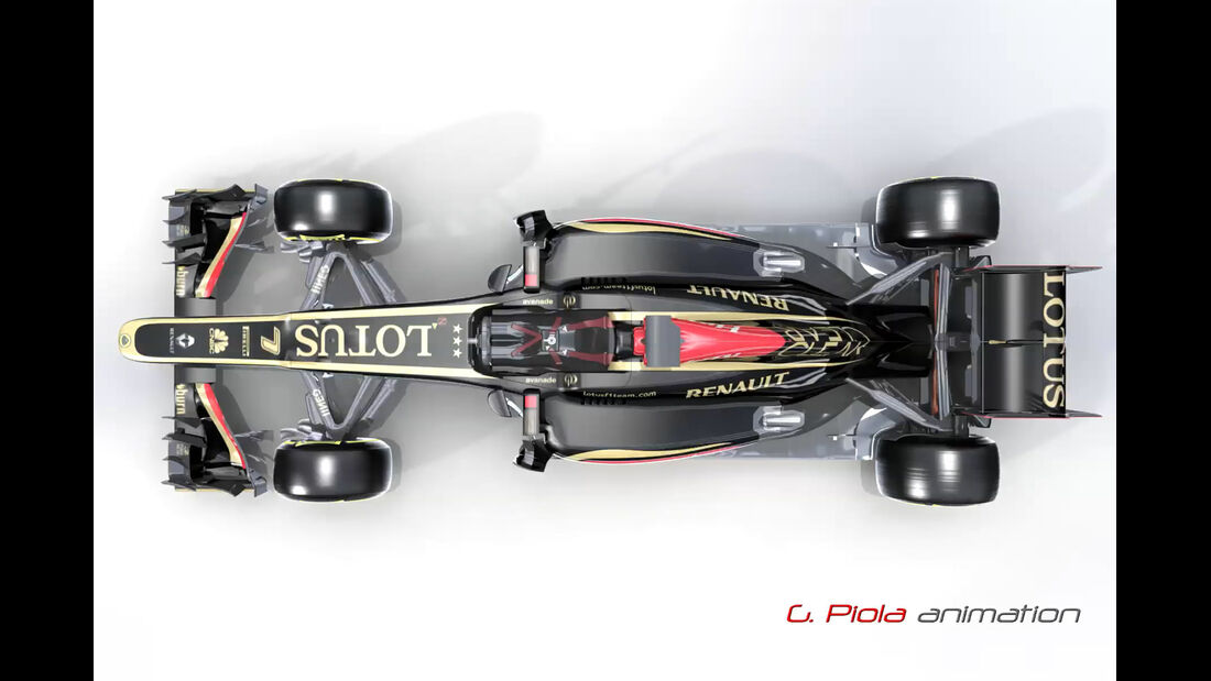 Lotus E21 - Piola - Radstand-Verlängerung - GP Italien 2013
