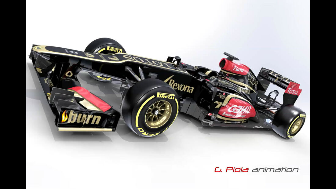 Lotus E21 - Piola - Radstand-Verlängerung - GP Italien 2013