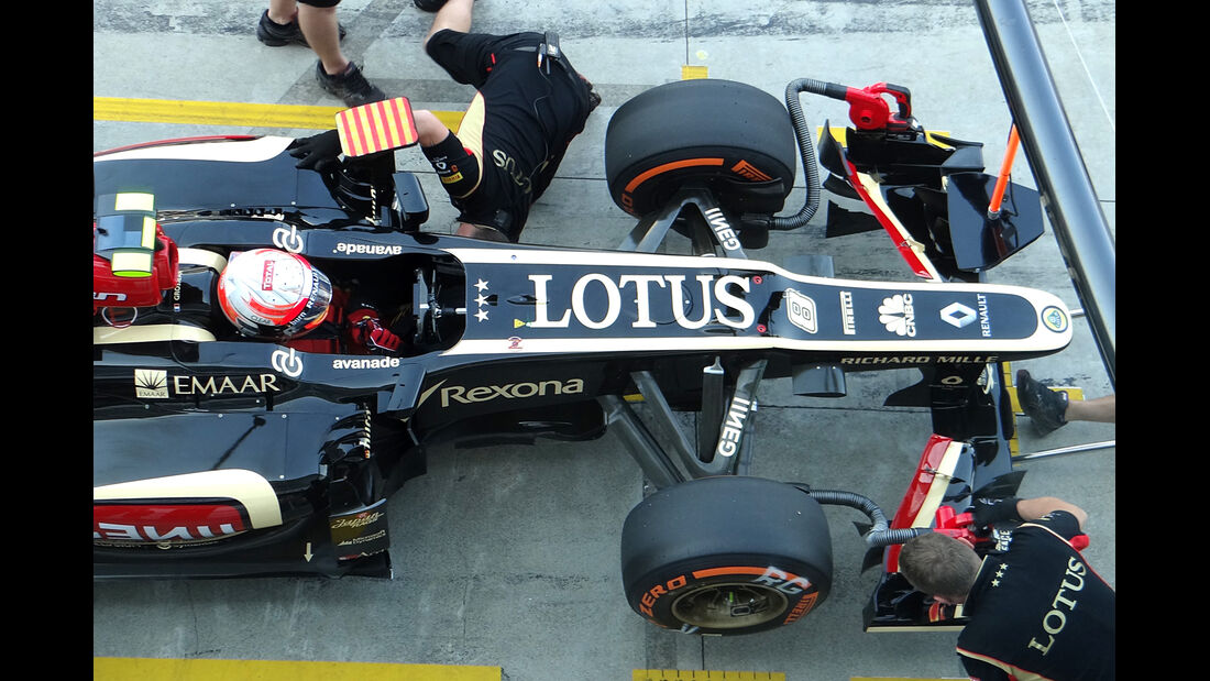 Lotus E21 - Radstand-Verlängerung - GP Italien 2013