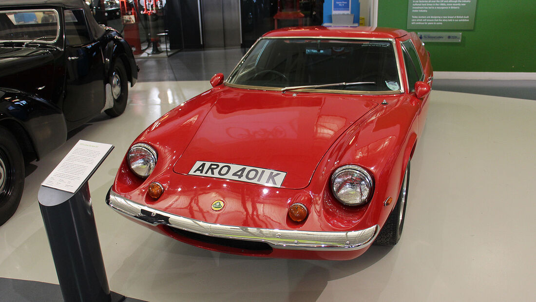 Lotus Europa S2 im British Motor Museum