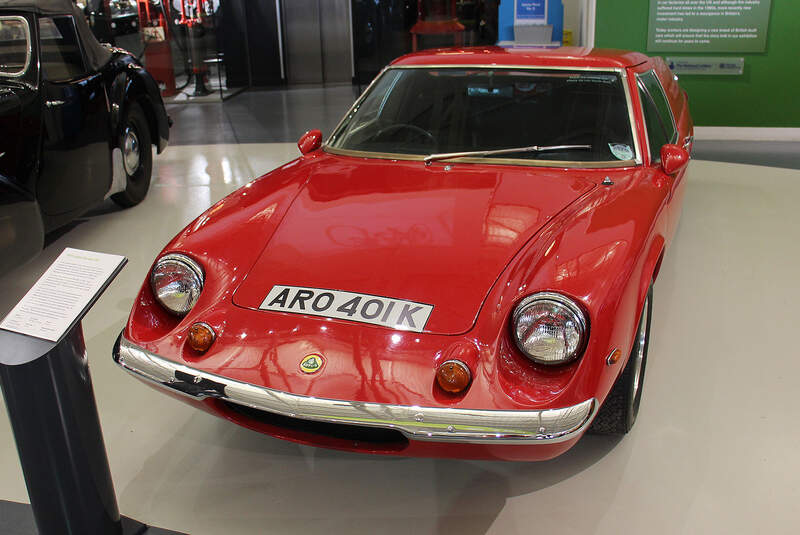 Lotus Europa S2 im British Motor Museum