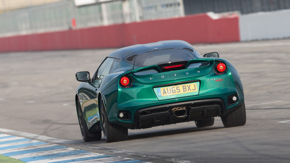 Lotus Evora 400, Heckansicht