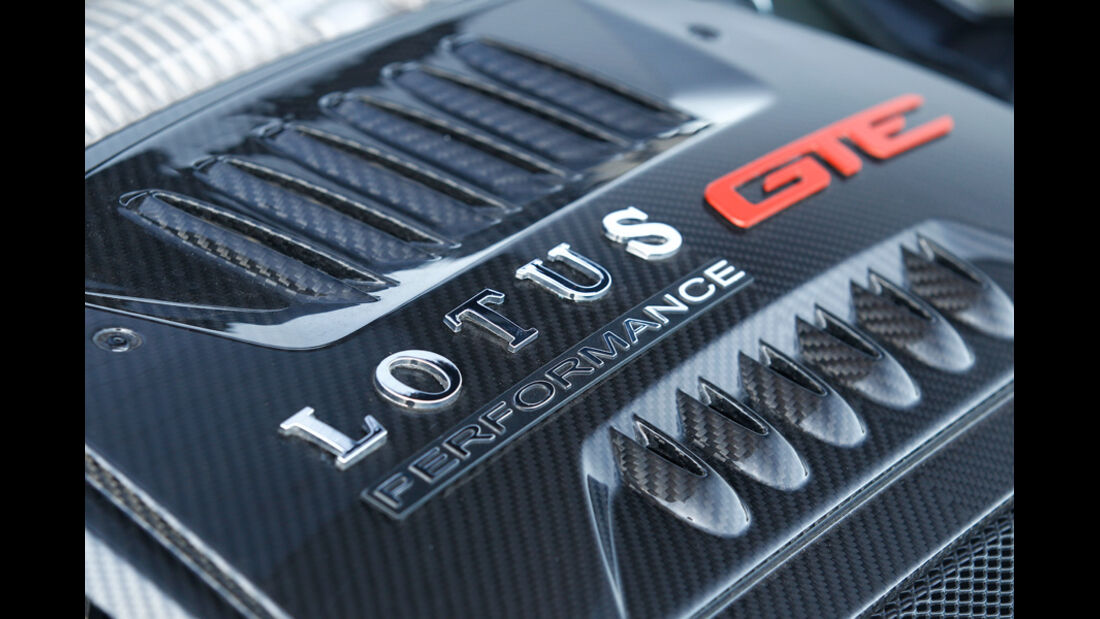 Lotus Evora GTE, Motorabdeckung