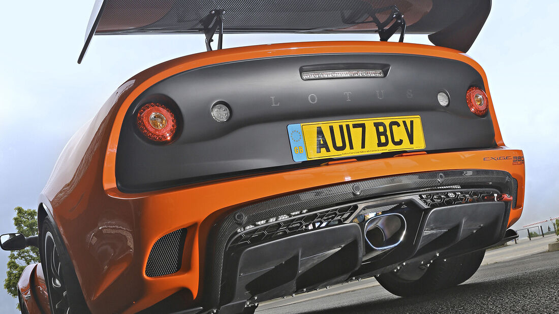 Lotus Exige Cup 380, Exterieur, Spoiler