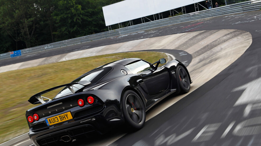 Lotus Exige S, Heckansicht