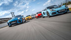 Lotus Exige Sport 410, Porsche 911 Carrera T, BMW M4, Mercedes-AMG E 63 S, Jaguar F-Type SVR - sport auto 9/2018