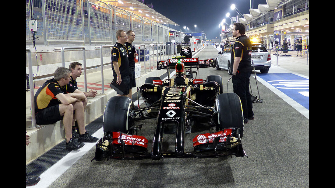 Lotus - Formel 1 - GP Bahrain - Sakhir - 3. April 2014