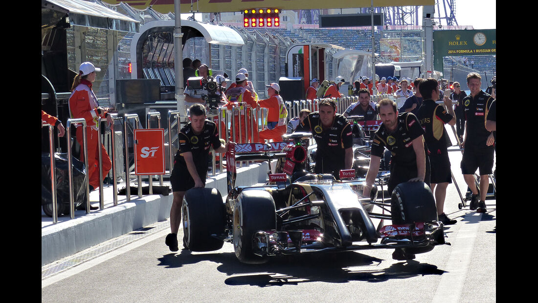 Lotus - Formel 1 - GP Russland - Sochi - 9. Oktober 2014