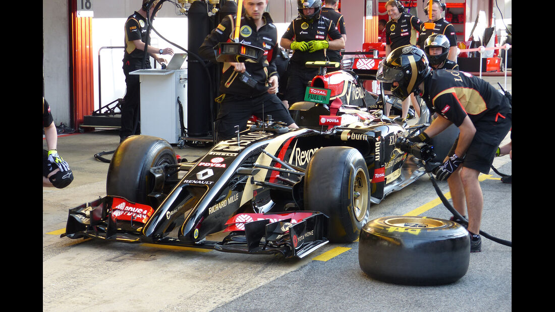 Lotus - Formel 1 - GP Spanien - Barcelona - 10. Mai 2014