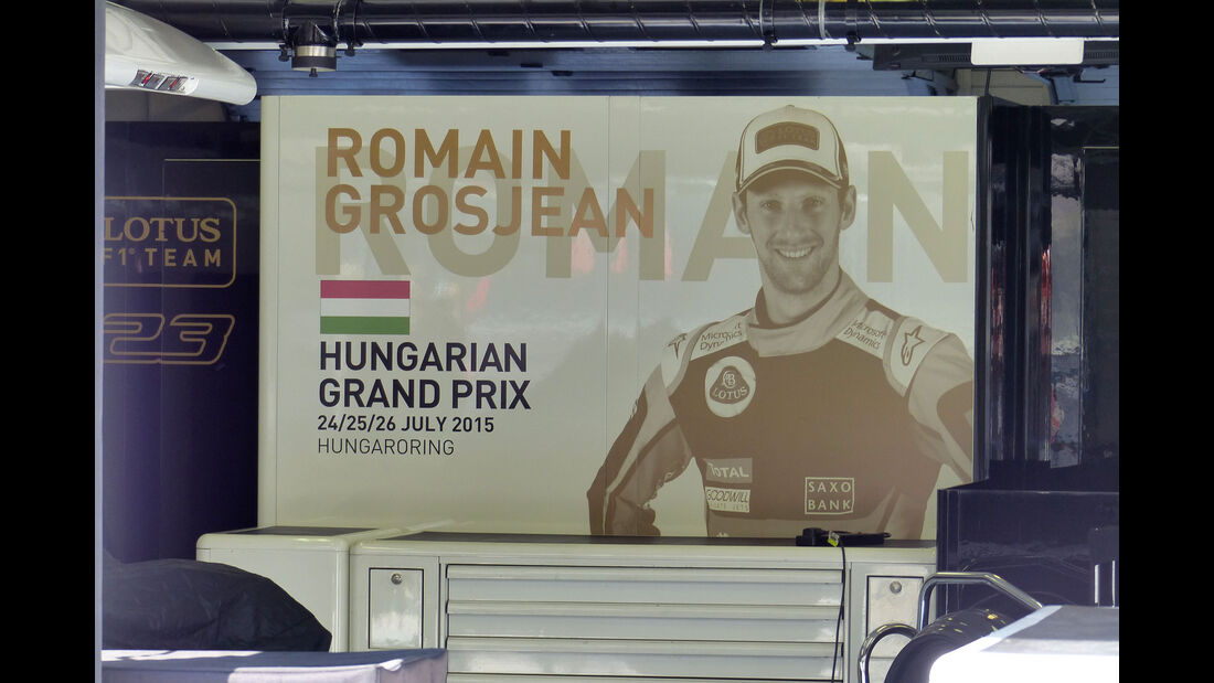 Lotus - GP Ungarn - Budapest - Mittwoch - 22.7.2015
