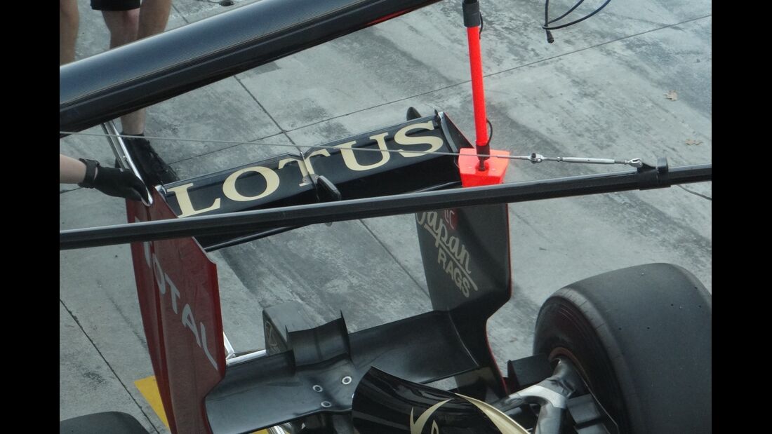 Lotus Heckflügel - Formel 1 - GP Italien - 7. September 2012