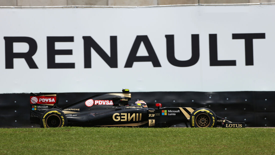 Lotus - Maldonado - Renault - GP Brasilien 2015