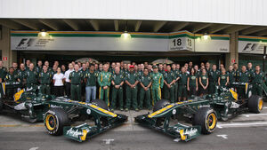Lotus Teamfoto GP Brasilien 2011
