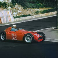 Louis Chiron - Lancia D50 - GP Monaco 1955