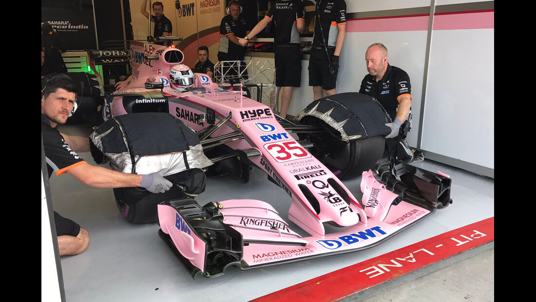 Lucas Auer - Force India - Formel 1 - Budapest - Test - 2. August 2017