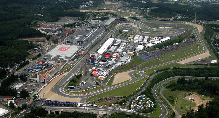 Luftaufnahme Nürburgring Grand Prix Strecke