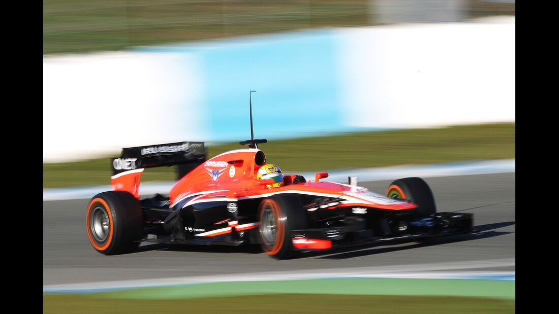 Luiz Razia, Marussia, Formel 1-Test, Jerez, 6.2.2013