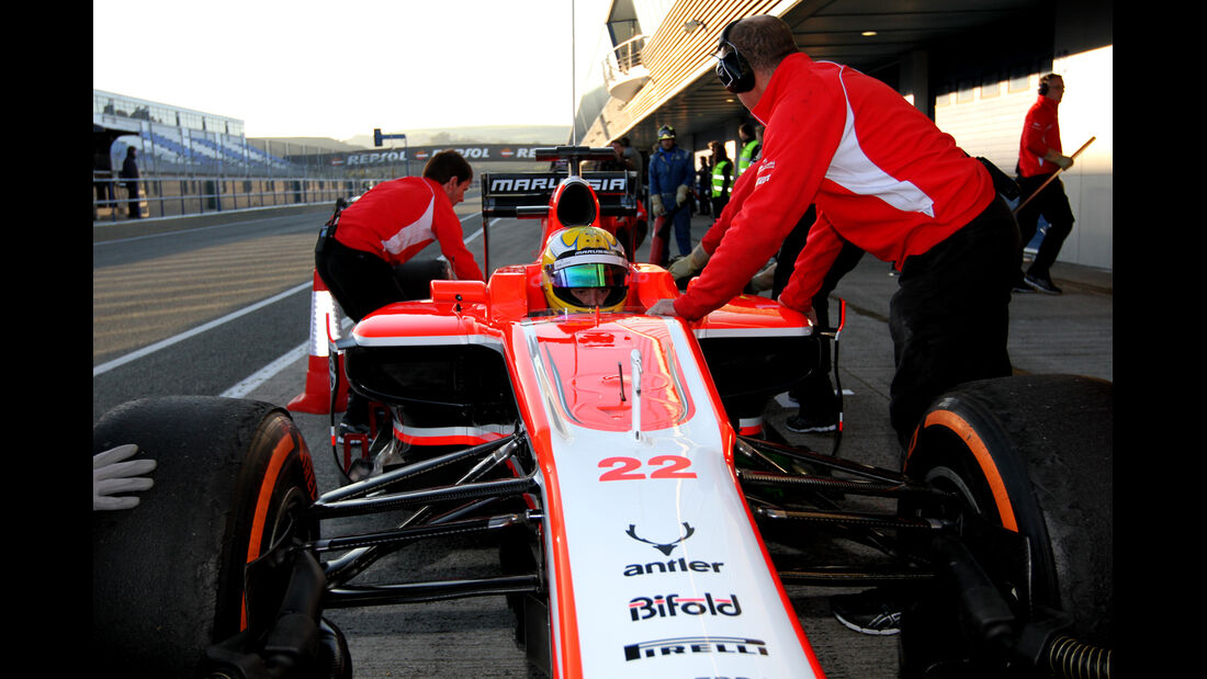 Luiz Razia - Marussia - Formel 1 - Test - Jerez - 6. Februar 2013